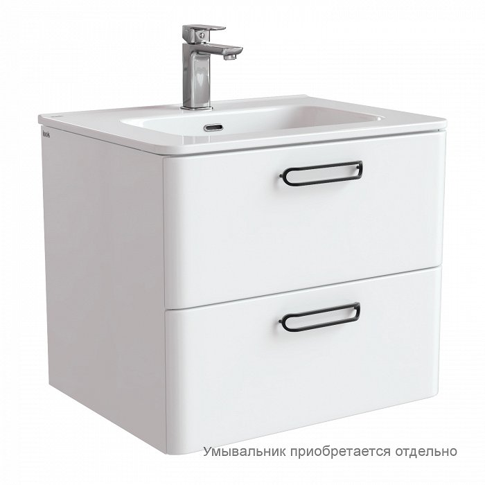 Тумба подвесная, 60 см, Brick, белая, IDDIS, BRI60W0i95