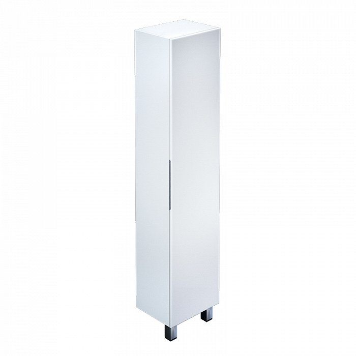 Пенал для ванной комнаты, напольный, белый, 40 см, Custo, IDDIS, CUS40W0i97